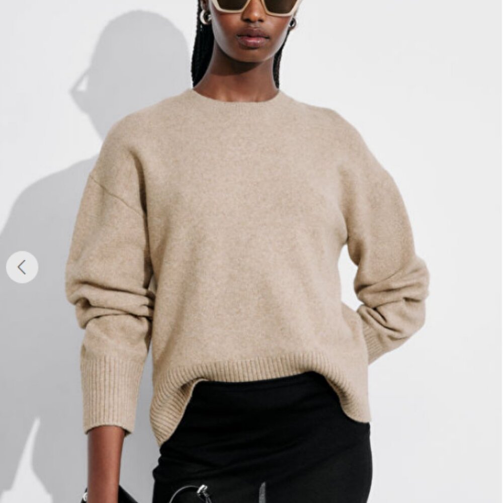Relaxed Fit Knitted Sweater (& other stories)